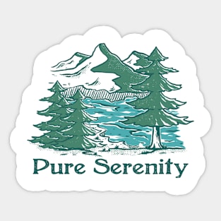Outdoor “Pure Serenity” Sticker